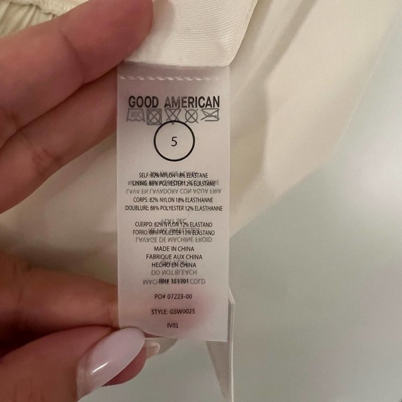 GOOD American Waist Framer One Piece NWT Black Size 2XL/ 5 - Picture 11 of 12